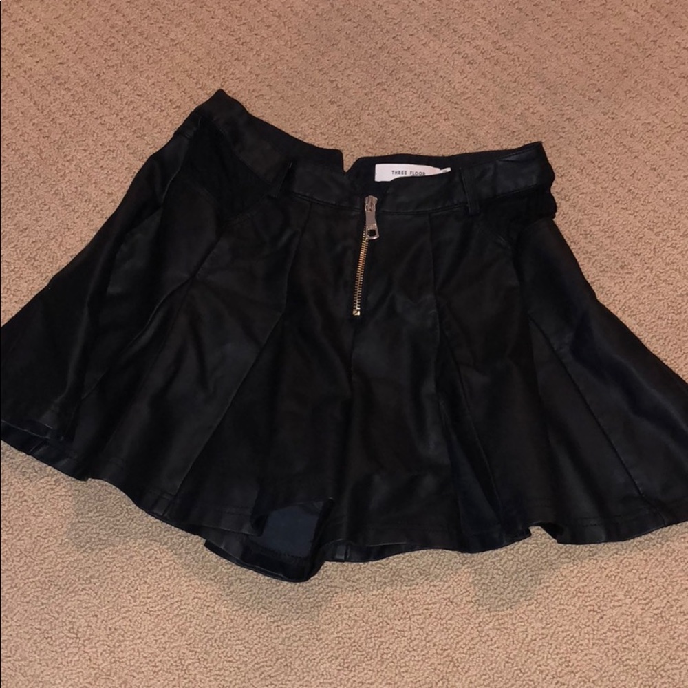 Leather skirt from free people